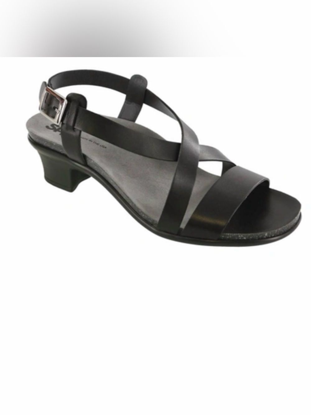 SAS leather sandals. Beautifully padded, lightweight, very flexible, not stiff.